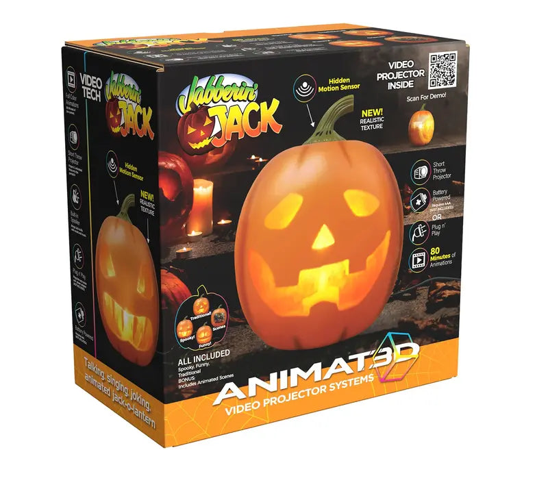 Animated Talking Singing Pumpkin
